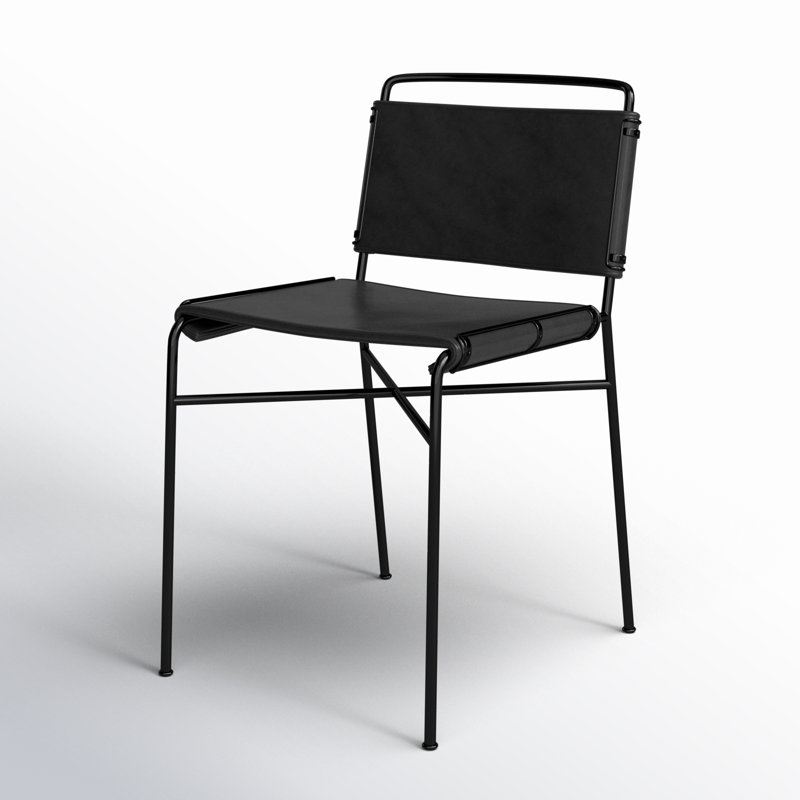 Loralee Upholstered Dining Chair, Black