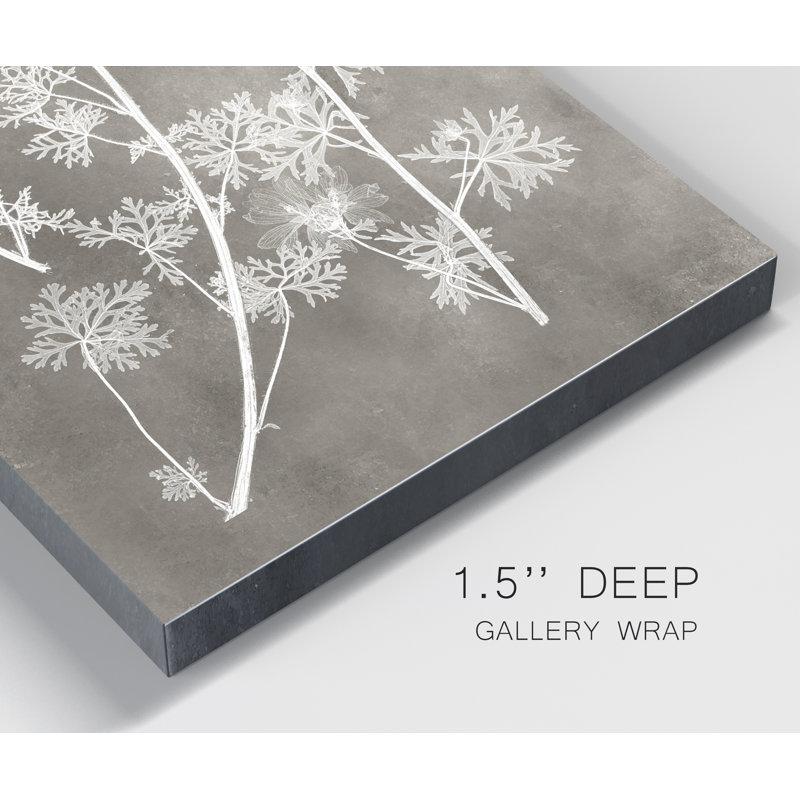 " Herbarium Study IV ", 36" H  x 24" W x	 1" D