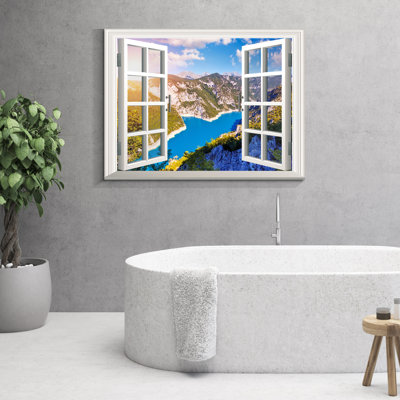 " Window Scene Landscape " Painting Print
