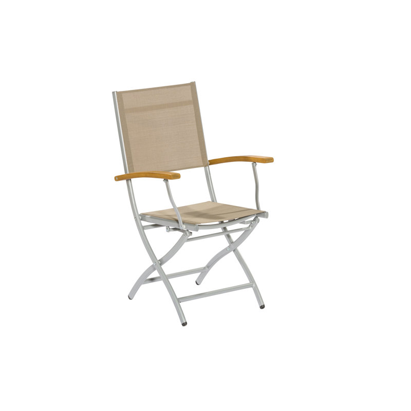 Fieldstone Folding Patio Dining Armchair