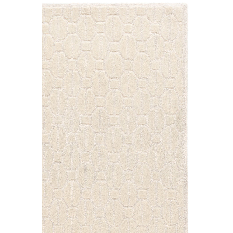 Fifth Avenue Hand Tufted Wool, Cotton Geometric Indoor Rug, Rectangle 6' x 9'