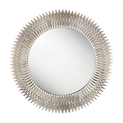 Hiren 46.75'' Antique Silver Mirror