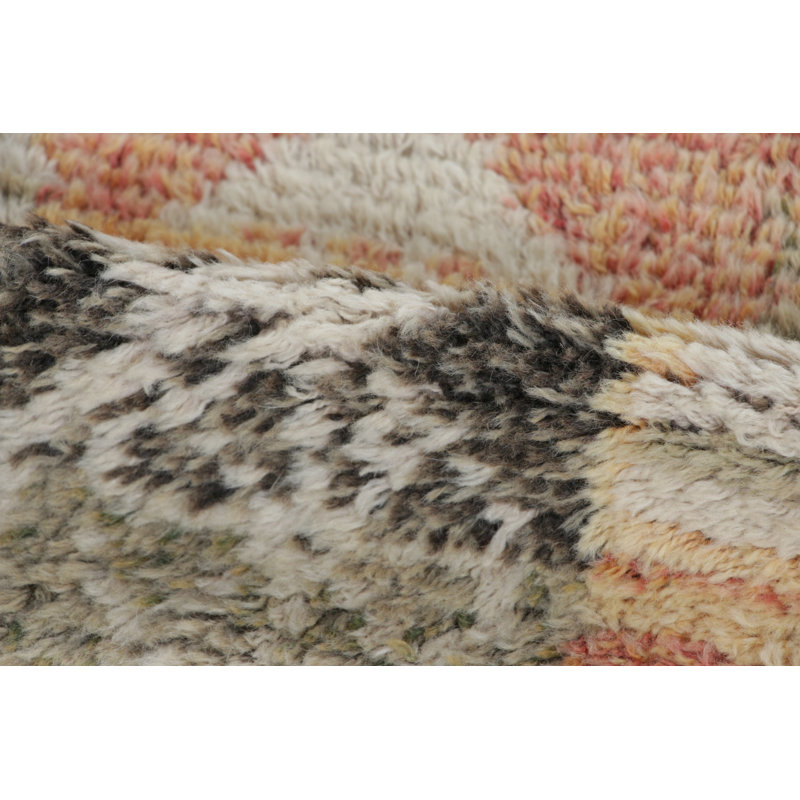 Vintage One-of-a-Kind 3'4" X 4'4" Hand Knotted Area Rug