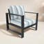 Fauteuil d'extérieur en métal Dulcie avec coussins Sunbrella®-1246178162