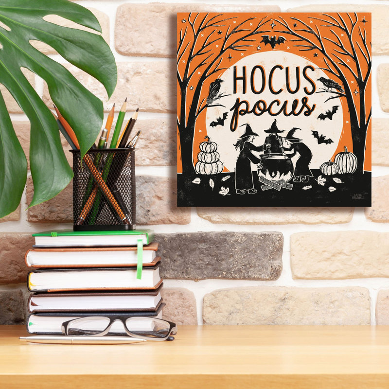 «Hocus Pocus 2» par Laura Marshall, art mural sur toile, H 12 po x l 12 po x P 0,75 po