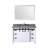 Marsyas 48 in W x 22 in D Bath Vanity, Faucet Set and 44 in Mirror-1671201501-1671201500