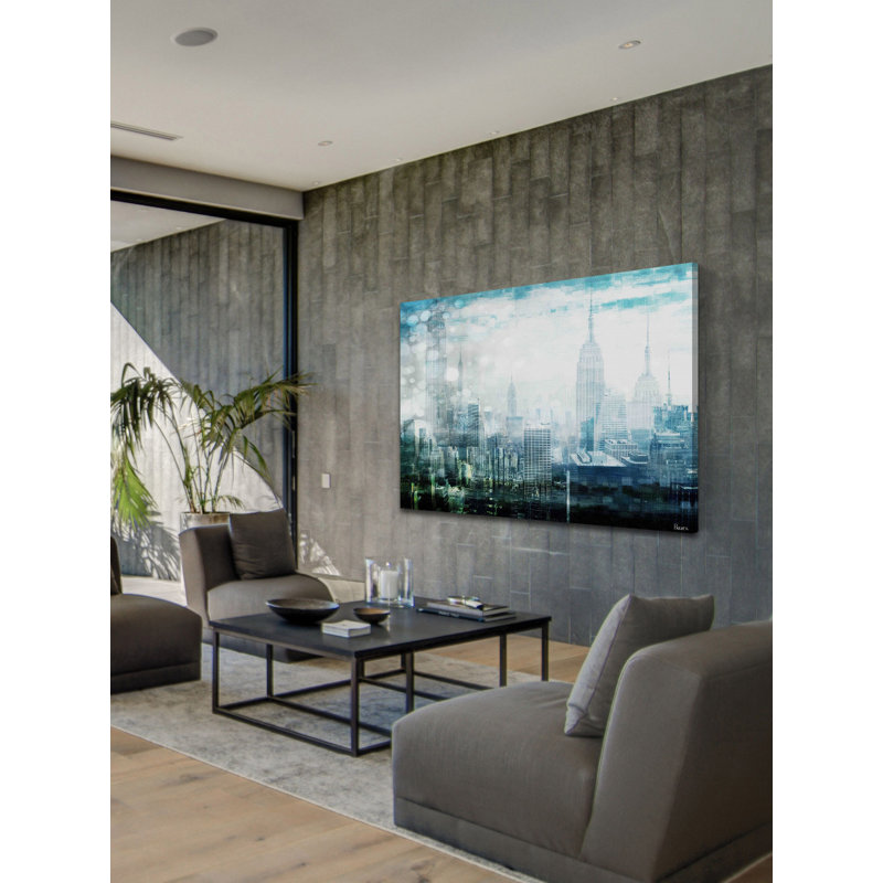 «Mid Town» par Parvez Taj - reproduction de photo sur toile, H 20 po x l 30 po x P 1,5 po