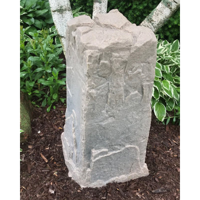 Sherman Plastic Abstract Garden Stone