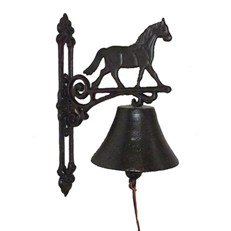 Cloche suspendue cheval sonnette
