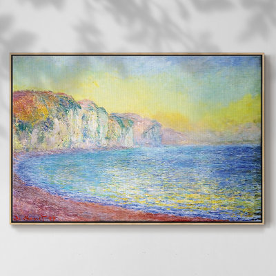 " Cliffs At Pourville, Sunset, 1897 "