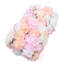Panneaux muraux fleurs avec fond rose