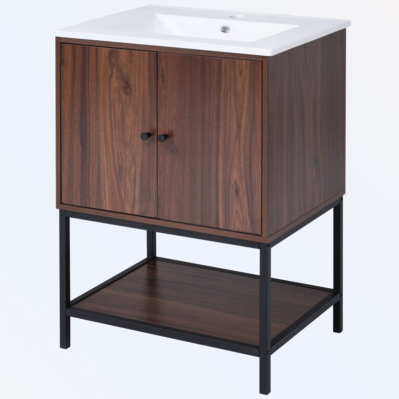 Chandace 24'' Single Bathroom Vanity with Top