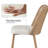 Counter Height Bar Stools Set Of 2,Rattan Bar Stools Set Of 2, 26 Inch Seat Height Wicker Bar Stools Set Of 2, PE Rattan Counter Stool With Metal Legs,Counter Stool Chairs For Patio Balcony Garden