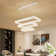 Ariadnee 3 - Light Square/Rectangle Tiered LED Pendant
