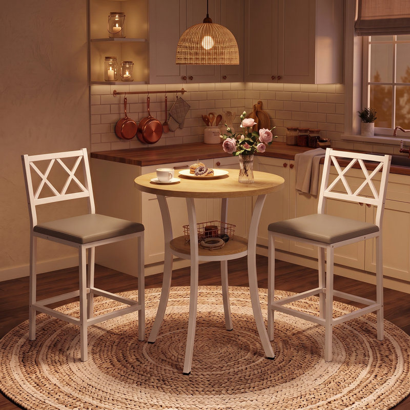 Ensemble bistro 37,98 po H 37 pièces, Naturel