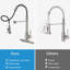 Babevy Pull Down Kitchen Faucet-86834047