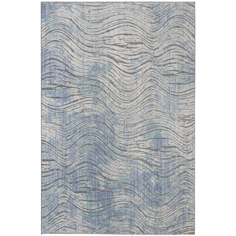Higginson Provance Performance Abstract Rug, Rectangle 4' x 6'