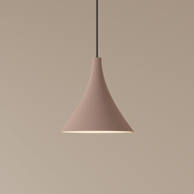 Gota Pendant Light, Black, Cobalt, 14" H x 9.84" W x 9.84" D