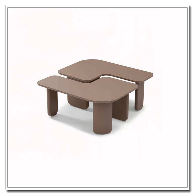 2PC Coffee Table Set, Khaki
