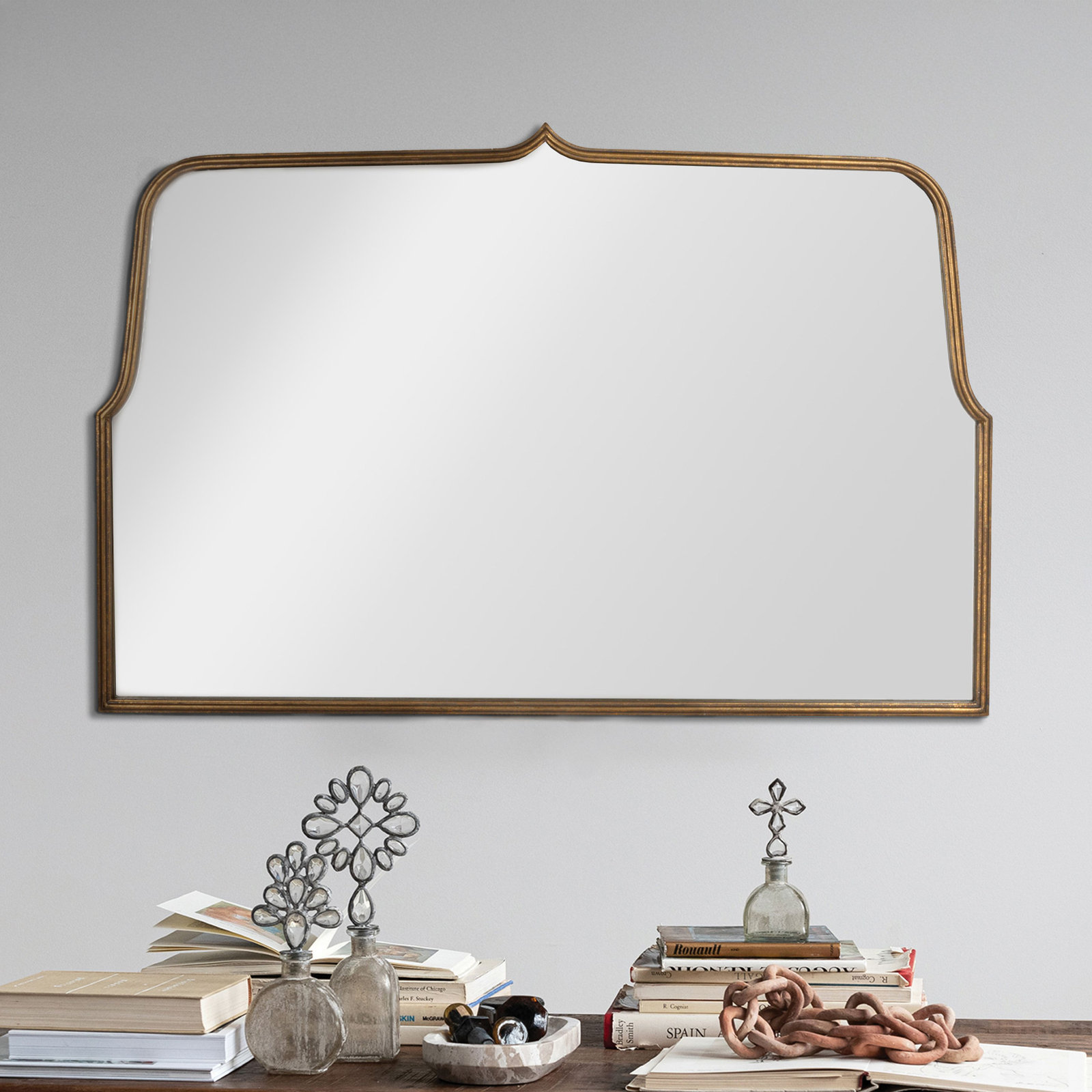 Devyn 48" Accent Mirror, 31.5" x 48", Gold