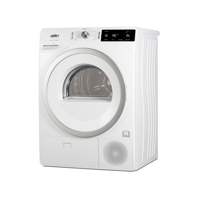Summit Appliance SLD242W Summit Appliance 3.88 Cubic Feet Ventless Electric Stackable Dryer