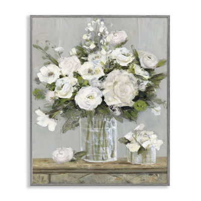 Country White Full Blossoms