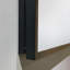 26X30 Inches Black Metal Framed Wall Mount Or Recessed Bathroom Medicine Cabinet With Mirror