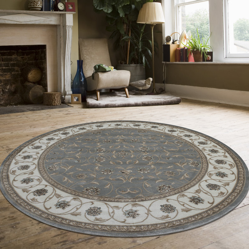 Oriental Indoor Rug, Round 7'10"