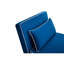 Modern, Blue, Foldable Sleeper Chair, 3 Adjustable, 10 Bed Transformation, Space, Renters' Use Blue With Velvet Upholstery, Converts In 10 Secs, Space For Dorms And Students