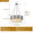 Modern Round Chrome K9 Crystal Chandelier, Height-Adjustable