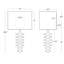 Fishbone Sconce White