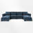 6 - Piece Upholstered Sectional-969666107