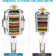 Shower Head With 20 Stage Shower Filter -6 Settings Filtered Shower Head For Hard Water,2 Pcs Water Softener Filter Cartridge For Remove Chlorine And Harmful Substances