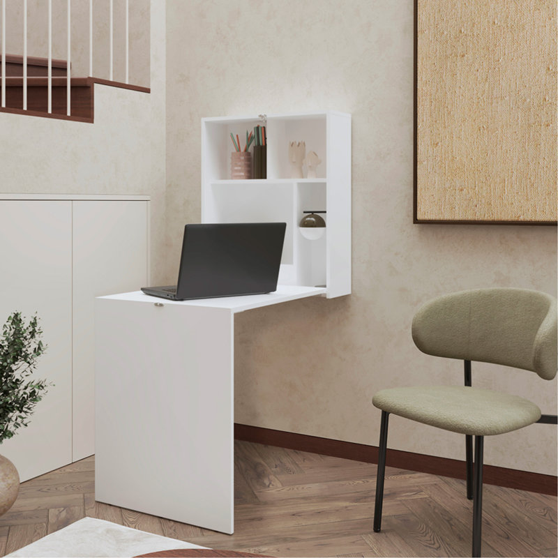 Floating Table, Office, White