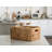 Wicker Storage Baskets for Shelves,Large Set of 3,Made of Water Hyacinth,Storage for Bedroom,Bathroom,Living Room,etc