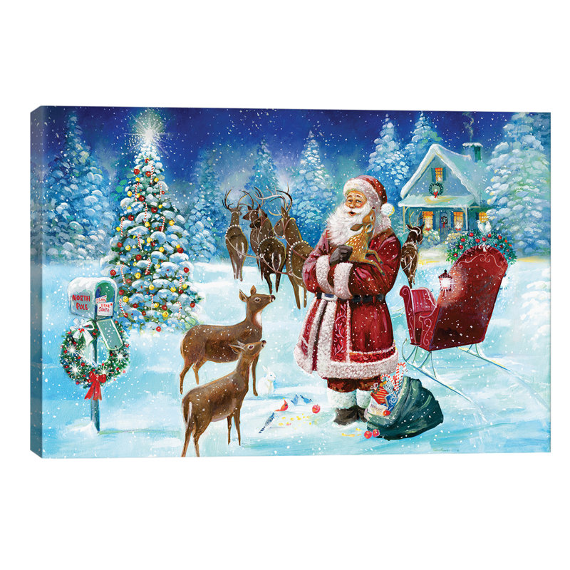 North Pole by Ruane Manning - Wrapped Canvas Print, 66.04 cm H x 45.72 cm W x 3.175 cm D