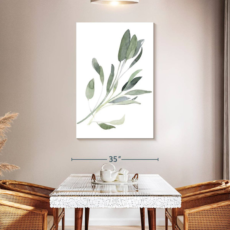 Harnek Simple Sage I, 48" H x 32" W