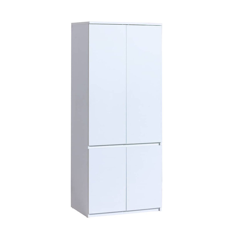 Olamae 1 Door Manufactured Wood Wardrobe
