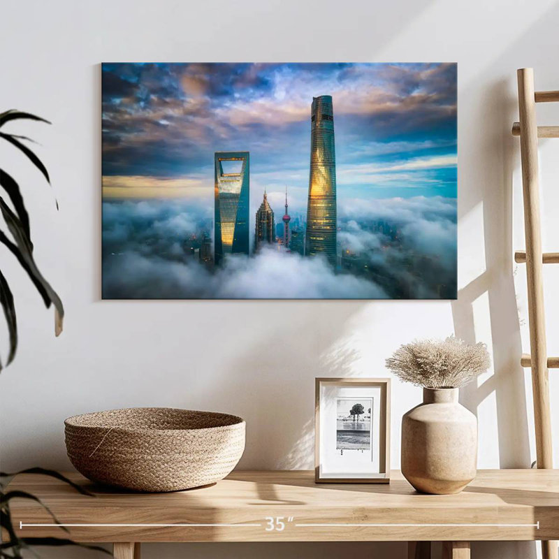 Lilie Lujiazui Skyscrapers, 16" H x 24" W