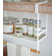 Tosca Yamazaki Home Under Shelf Spice Rack, Kitchen Storage, Cabinet Organizer, Plastic + Wood