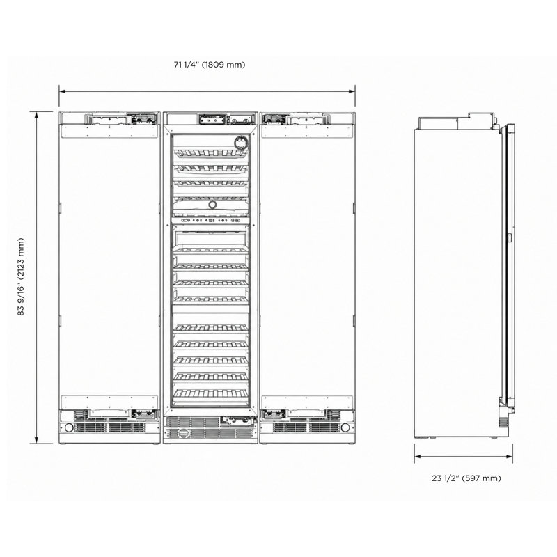 Kucht 71.21 W Refrigerator