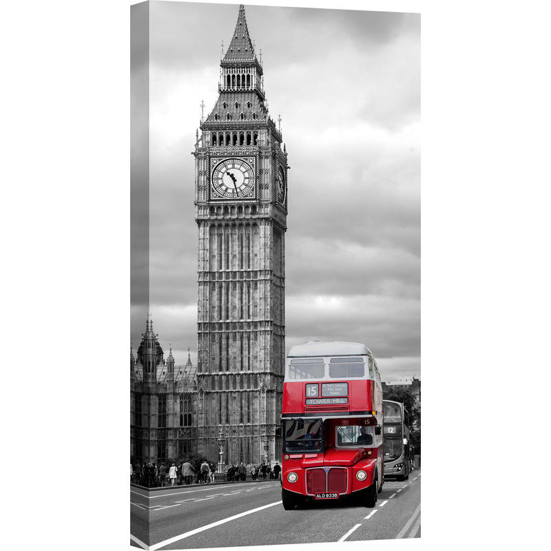 Under The Big Ben by Vadim Ratsenskiy - Wrapped Canvas Print, 100cm H x 50cm W x 4cm D