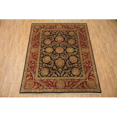 Elegant Floral Design Agra Oriental Area Rug 8x10