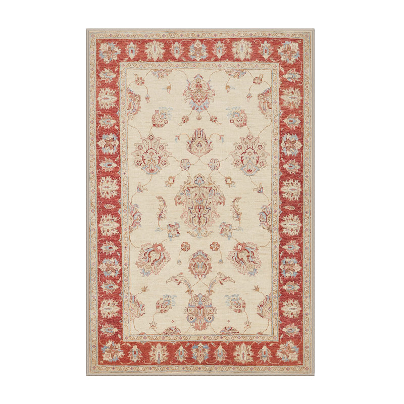 Tapis traditionnel mehroon/noir/bleu, Rectangle 8 pi x 12 pi