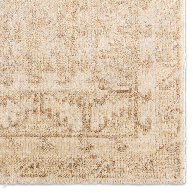 Jaipur Living Aires AZA01 Handknotted Oriental Tan Area Rug (6'x9'), Rectangle 8' x 10'