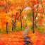 Housse de couette Autumn Trail Forest | Décoration de salon contemporaine