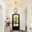Allie Crystal 1-Light Globe Chandelier