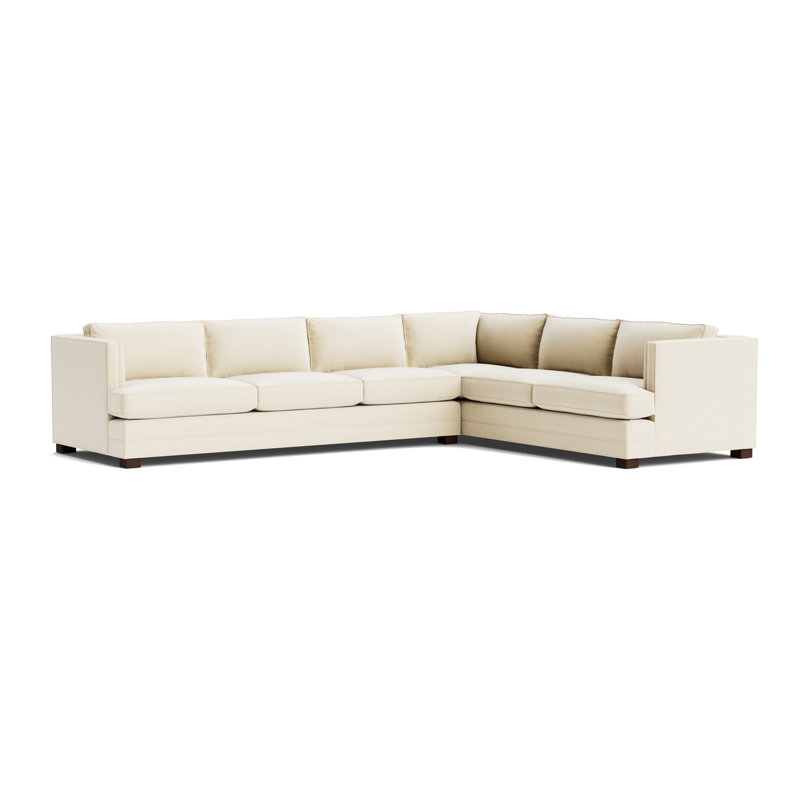 Keaton Chaise Sectional, Performance Linen - Cream, Sienna