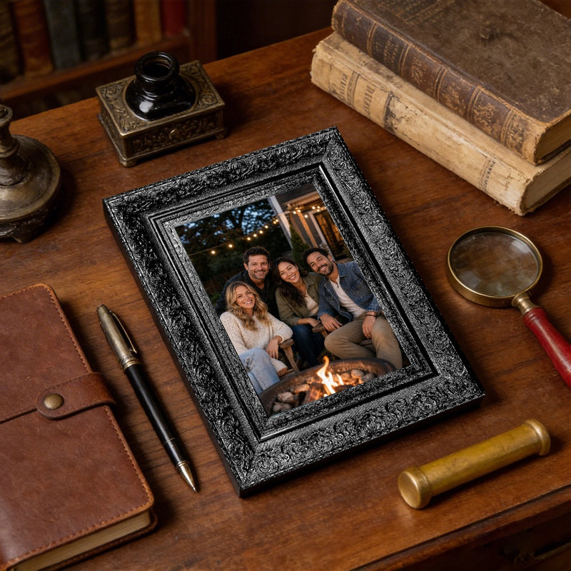 5" x 7" Black 1PC Desk Picture Frame for Office Decor