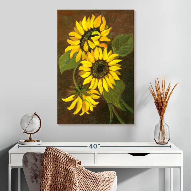 Harnek Rustic Sunflowers, 30" H x 20" W